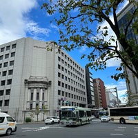 Photo taken at Shijokarasuma Intersection by Noritaka T. on 8/22/2023