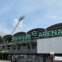 Photo taken at Stadion Graz-Liebenau / Merkur Arena by Noritaka T. on 8/25/2019