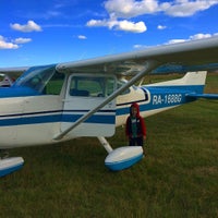 Photo taken at Zmeevo Airport by Slava K. on 8/2/2015