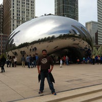 Photo taken at Cloud Gate by Anish Kapoor (2004) by Daniel S. on 5/4/2013