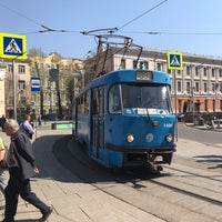 Photo taken at Остановка «Метро Чистые пруды» by Sergey V. on 4/25/2019