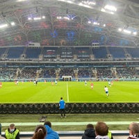 Photo taken at Fisht Olympic Stadium by Sergey V. on 12/13/2021
