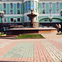 Photo taken at Фонтан около вокзала by Вероника Р. on 5/9/2014