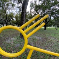 Photo taken at Miami Springs Circle Park by Aaron M. on 11/19/2020