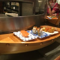 Photo taken at Sushi Boat by Clément S. on 6/12/2016