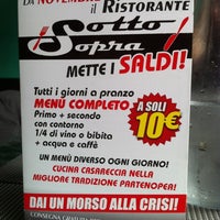Photo taken at Sotto Sopra by Q.B. - Quanto Basta alla Spina P. on 11/19/2012