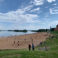 Photo taken at Кремлёвский пляж by Alexander O. on 6/16/2020
