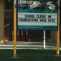 Photo taken at Haskell Elementary School by Martin S. on 11/16/2017