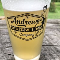 Photo taken at Andrews Brewing Company by Emily C. on 8/7/2017