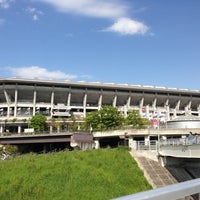 Photo taken at Nissan Stadium by saburoku036 on 5/3/2013