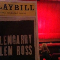 Photo taken at Glengarry Glen Ross at The Gerald Schoenfeld Theatre by Tony M. on 1/11/2013