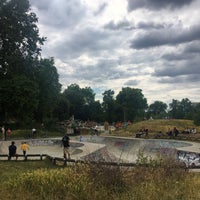 Photo taken at Clissold wheels skatepark by Eric H. on 7/10/2017