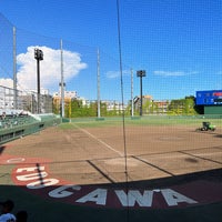 Photo taken at Edogawa City Baseball Stadium by ultratkb on 8/4/2023