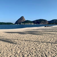 Photo taken at Praia do Flamengo by Diego B. on 2/24/2022
