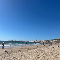 Photo taken at Playa Santa María del Mar by Лариса Б. on 9/27/2022
