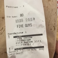 Photo taken at Five Guys by Kevin S. on 8/31/2016