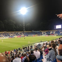 Photo taken at Valeriy Lobanovskyi Dynamo Stadium by Настюшка П. on 8/22/2021