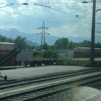 Photo taken at Bahnhof Fritzens-Wattens by austrianpsycho on 7/27/2013