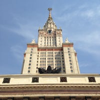 Photo taken at Lomonosov Moscow State University (MSU) by Julia P. on 5/13/2013