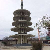 Photo taken at Japantown Peace Plaza by Romyn S. on 1/3/2016