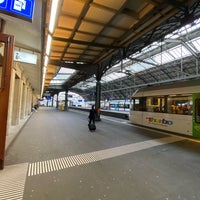 Photo taken at Bahnhof St. Gallen by Aleftina S. on 4/19/2023