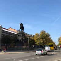 Photo taken at Reiterstandbild Friedrich der Große by Lenny K. on 10/14/2019