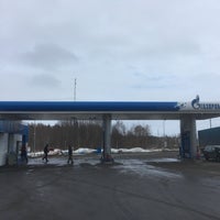 Photo taken at Газпромнефть АЗС № 78 by Egor K. on 4/1/2018