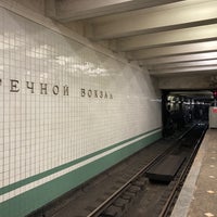 Photo taken at metro Rechnoy Vokzal by Egor K. on 8/12/2021