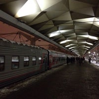 Photo taken at Поезд № 030/029 Москва – Санкт-Петербург by Egor K. on 12/12/2014
