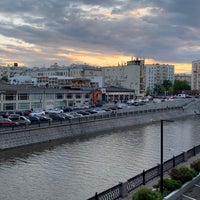 Photo taken at Шлюзовой пешеходный (Второй Шлюзовой) мост by Egor K. on 6/13/2021