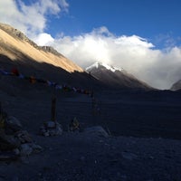 Photo taken at Mt. Everest North Basecamp by Silence C. on 9/13/2014