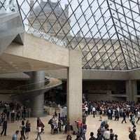 Photo taken at Louvre Pyramid by James X. on 8/18/2019
