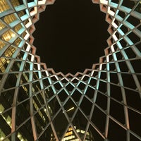 Photo taken at Winter Lights at Canary Wharf by Davey R. on 1/27/2017