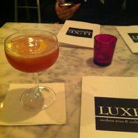 Photo taken at LUXE Modern Wine &amp;amp; Cocktails by Kirstin S. on 12/14/2012