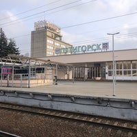Photo taken at Ж/Д вокзал Пятигорск by Sashulya on 12/18/2021