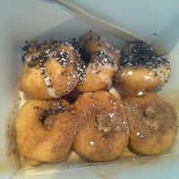 Photo taken at Carvin&amp;#39;s Mini Donuts by Tee R. on 7/24/2014
