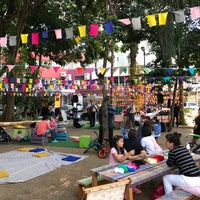 Photo taken at Praça Irmãos Karmann by Marta G. on 7/28/2019