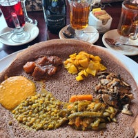 Photo taken at Mesob Ethiopian Restaurant by Deborah S. on 12/24/2022
