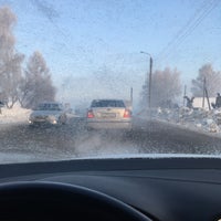 Photo taken at Нововятский переезд by Yuliya S. on 2/13/2018