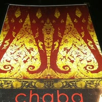 Foto scattata a Chaba Thai Restaurant da Clayton P. il 10/27/2012