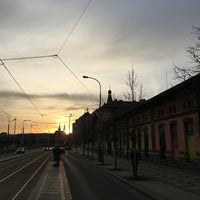 Photo taken at Holešovická tržnice (tram, bus) by Majk on 4/3/2016