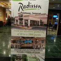 Photo taken at Radisson Hotel Piscataway-Somerset by Apurv D. on 5/8/2013