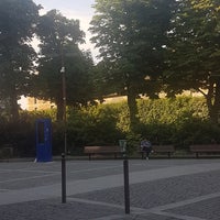 Photo taken at Jardin de l&amp;#39;Hôpital Saint-Louis by Imane A. on 7/7/2017