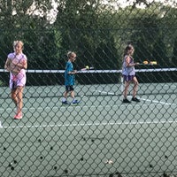 Photo taken at Wilmore Park Tennis Courts by Angie M. on 7/16/2018