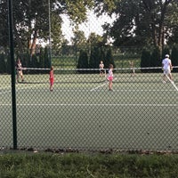 Photo taken at Wilmore Park Tennis Courts by Angie M. on 7/19/2018