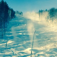 Photo taken at Solnechnaya Dolina Ski Resort by Tesoro on 12/9/2014