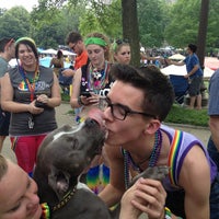Photo taken at Indianapolis Pride by Kristin G. on 6/8/2013