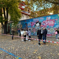 Photo taken at Lennon Wall by Adel S. on 11/6/2021