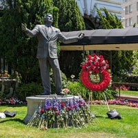 Photo taken at Tony Bennett Statue by Carmen on 7/22/2023
