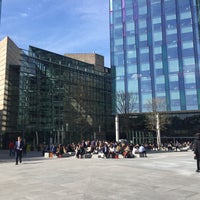 Photo taken at Regent&amp;#39;s Place by Jj P. on 4/13/2016